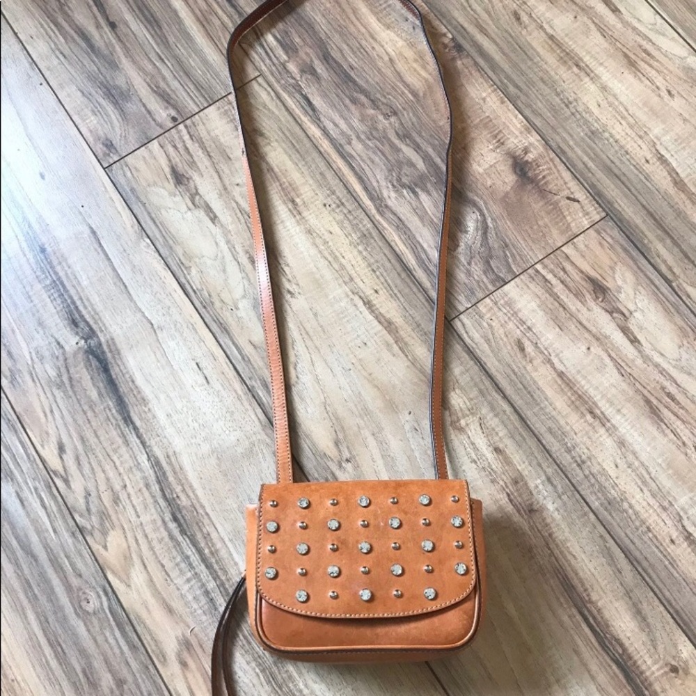 Banana republic leather crossbody purse - Picture 2 of 6